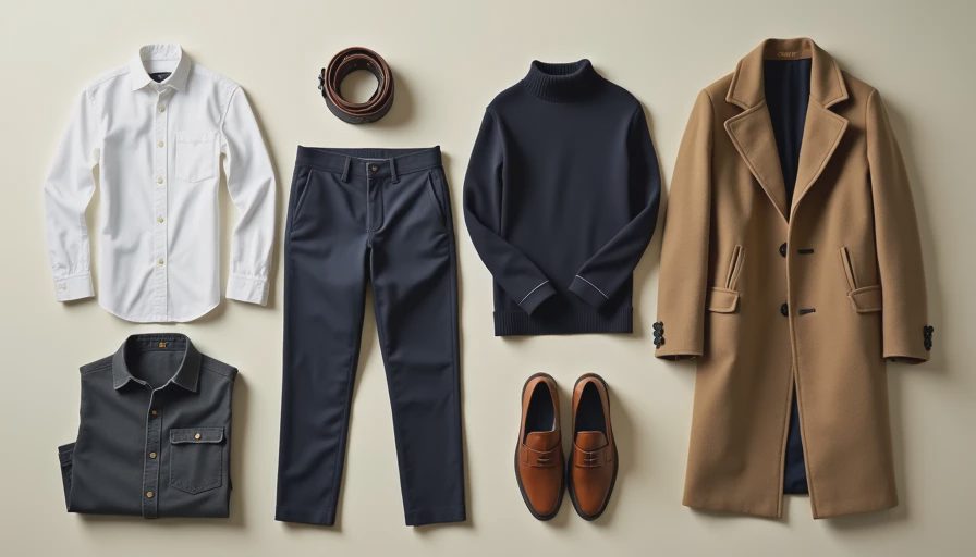 Collection of 10 essential timeless wardrobe pieces