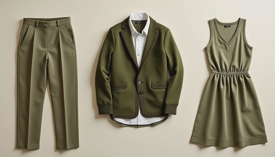 Three outfit combinations created with one new sweater and existing capsule items