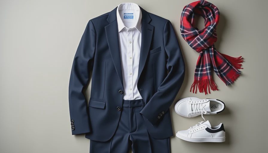 Approachable parent-teacher conference outfit using versatile blazer and trousers