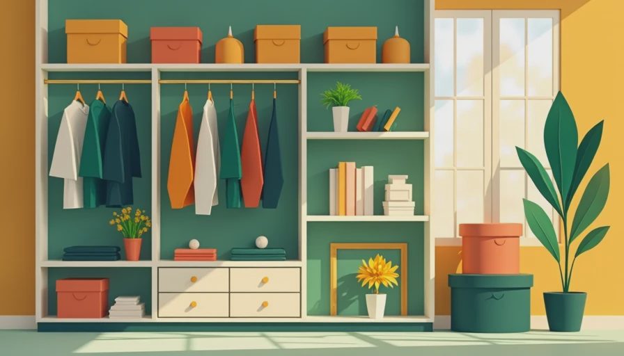Visual context for how to organize your closet