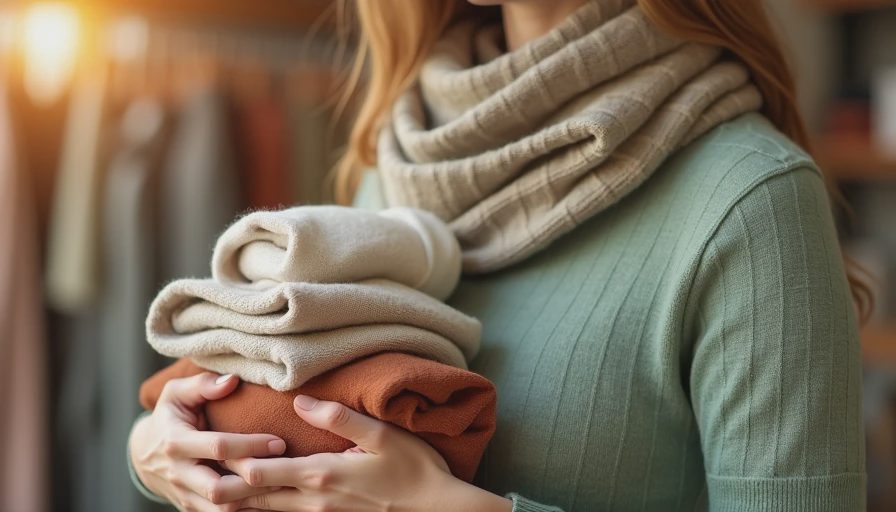 Visual context for natural fiber clothing
