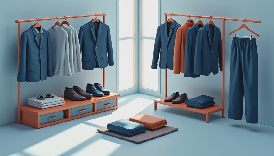 Visual context for mens clothes
