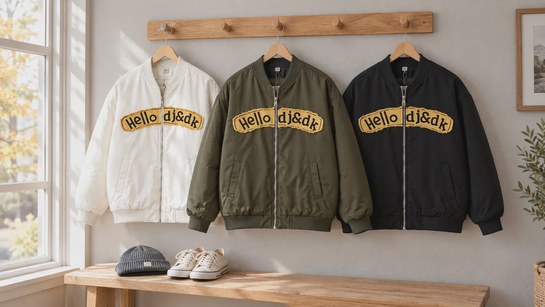 A Snoopy Jacket for Cold Days: Baseball Puffer Style With Embroidered Charm