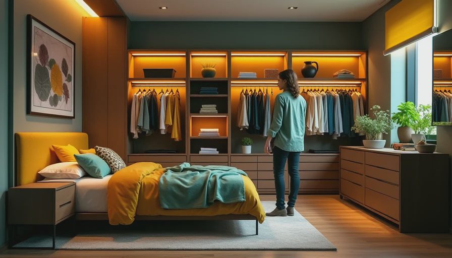 Visual context for custom closet systems