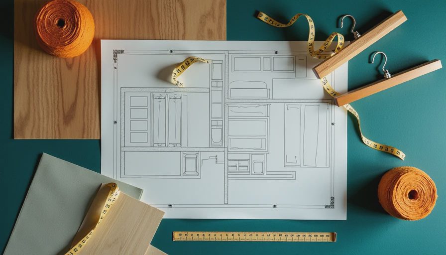 Visual context for custom closet design