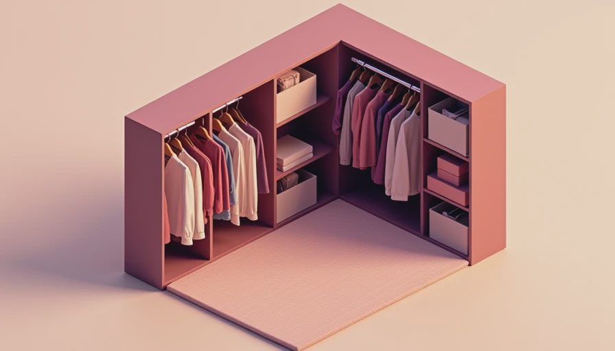 Visual context for closet wardrobe