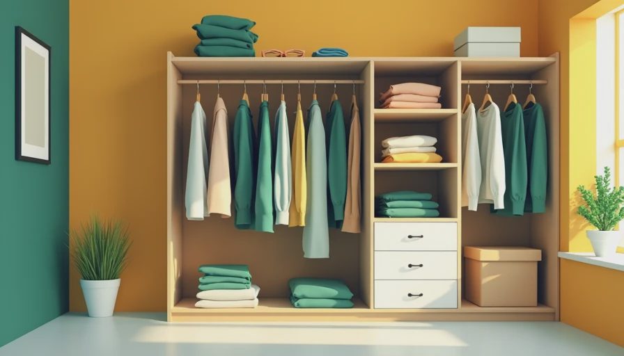 Visual context for how to create a minimalist wardrobe