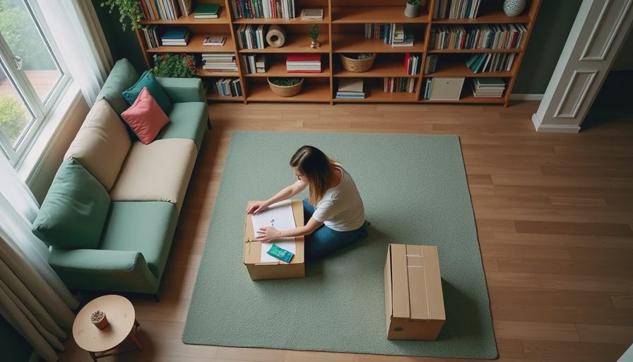 Illustration for declutter your home