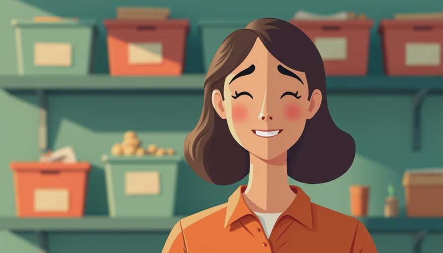 Visual context for the magic of decluttering